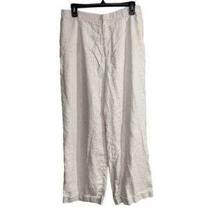 Lauren ralph lauren- 100% linen white pants